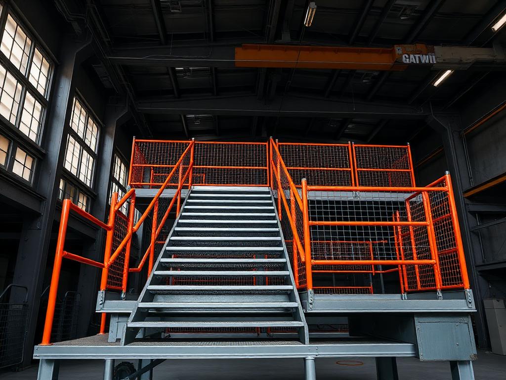 Plataformas e Escadas